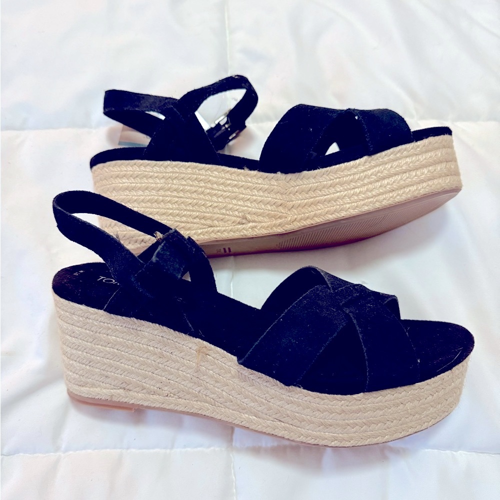 Toms ortholite wedge sandals